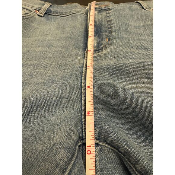 LOFT Modern Skinny Two Toned Denim Side Stripe - Sz 30/10 - Picture 10 of 12